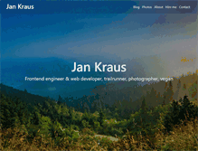Tablet Screenshot of jankraus.pl